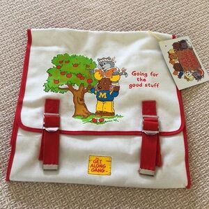 NWT VINTAGE THE GET ALONG GANG BOOK BAG KNAPSACK BACKPACK